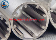 Customized Stainless Steel Well Screen , Industrial Welded Wedge Wire Screen
