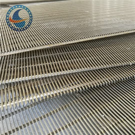 Ss 304 0.7mm Slot Wedge Wire Screen Panels For Solid Liquid Separation