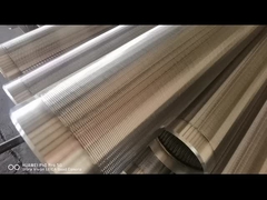 Johnson screen with welded ring end