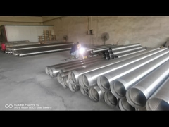 weld water well screen ring ends