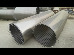 SS304 Wedge Wire Rotary Screen Drum Filter For Wastewater Treatment