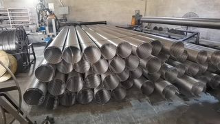 Professional SS304 Johnson Wire Wrapped Screen Cylinder