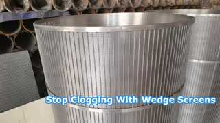 SS304 Reverse Wedge Wire Screen Tube (FITO Filter Type)