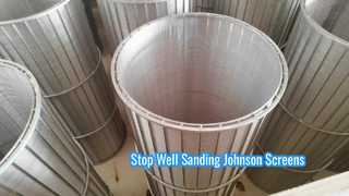 AISI 316l Johnson Vee Wire Screen Pipe for Wastewater
