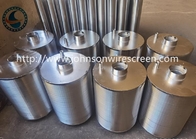 Stainless Steel 28 Micron Wedge Wire Pipe For Large Sludge Press