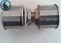 Double Head Water Filter Nozzle High Efficiency Threaded / Flange Type