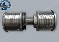 Double Head Water Filter Nozzle High Efficiency Threaded / Flange Type