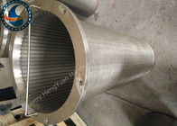 Closed Up Drum Screen Filter , Wedge Wire Sieve Filters High Efficiency