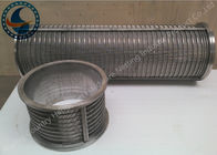 Food Grade Rotary Wedge Wire Screen In Stainless Steel 304 Material