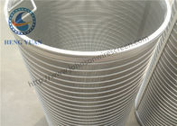 Waste Dehydration Treatment Rotary Screen Drum V Shaped OEM / ODM Available