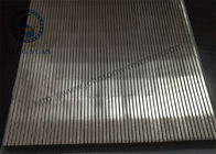 Good Heat Dissipation Wedge Wire Screen Panels For Water Process / Fluid Treatment