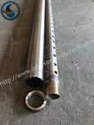 Full Welded Pipe Base Screen Perforated Casing Pipe Male / Female Threaded