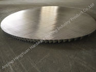 SS Filter Johnson Wire Screen , Stainless Steel Flat Wedge Wire Panel Non Clogging