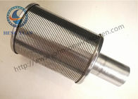 316L Water Screen Filter / Water Strainer Filter 0.2 Mm Slot Size