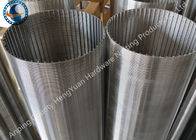 V Shaped Wire Wrapped Screen Stainless Steel Round Slot Tube 29-1200mm Dia