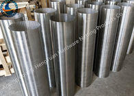 V Shaped Wire Wrapped Screen Stainless Steel Round Slot Tube 29-1200mm Dia