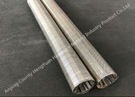 Slot Continuous Cylinder Wedge Wire Mesh Anti - Corrosion ISO9001-2008 Listed