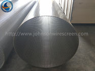 Automatic Back Wash Drum Screen , OD 600 MM Wire Wrap Screen Mesh