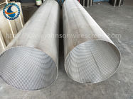 Automatic Back Wash Drum Screen , OD 600 MM Wire Wrap Screen Mesh