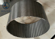 High Filtration Ss 304 Johnson Wire Screen V Shaped 0.25mm Slot