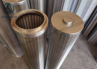 Resin Catcher Wrapped Johnson Wire Screen Tube Stainless Steel 316l For Resin Filter