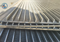 Polished Wedge Wire Screen Panels 321 Stainless Steel Flat Weld