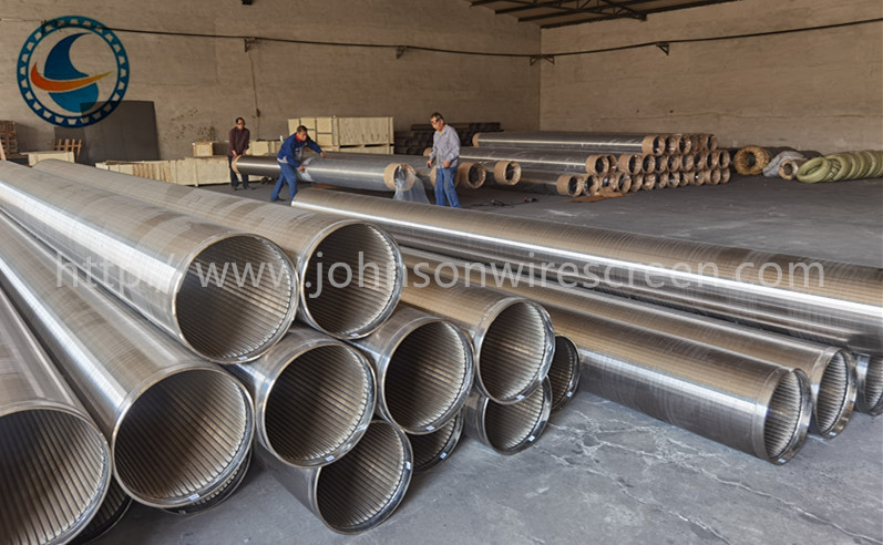 406mm Stainless Steel 1.0mm Slot Wedge Screen Filter For 300 Meters Deep Wells