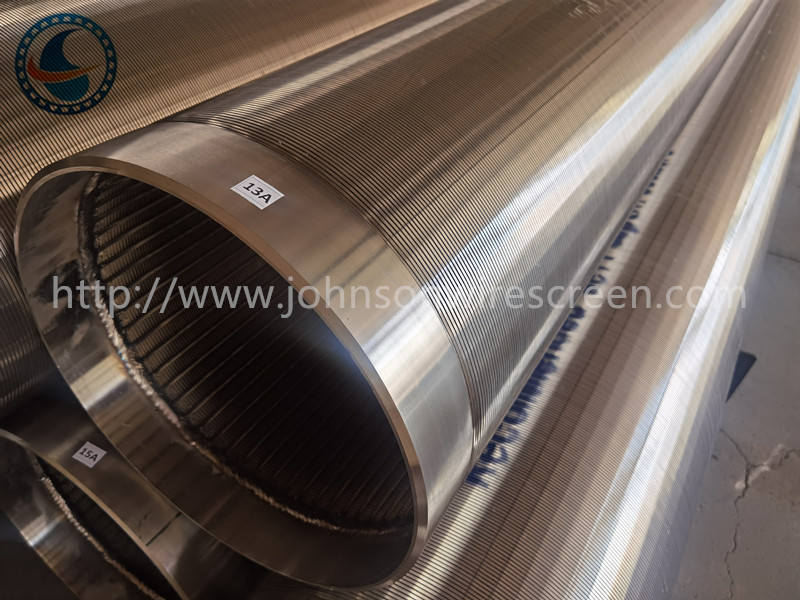 406mm Stainless Steel 1.0mm Slot Wedge Screen Filter For 300 Meters Deep Wells