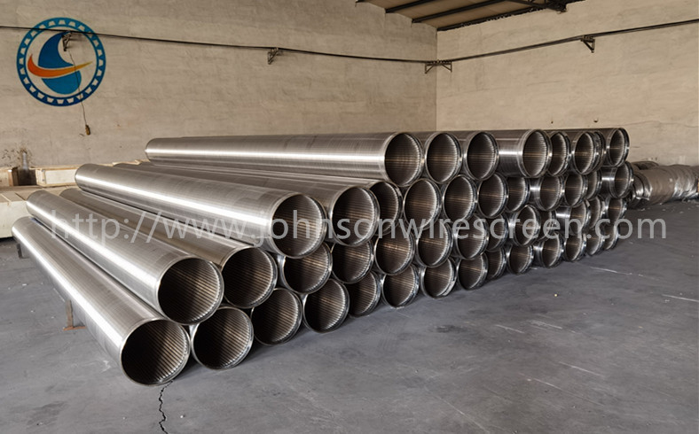 406mm Stainless Steel 1.0mm Slot Wedge Screen Filter For 300 Meters Deep Wells