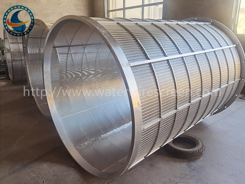 1018mm Dia Wedge Wire Mesh Stainless Steel 304 Continuous Slot Seperator