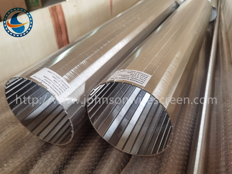 Hastelloy C276 Vee Wire Filter Screen Od100mm Surface Profile