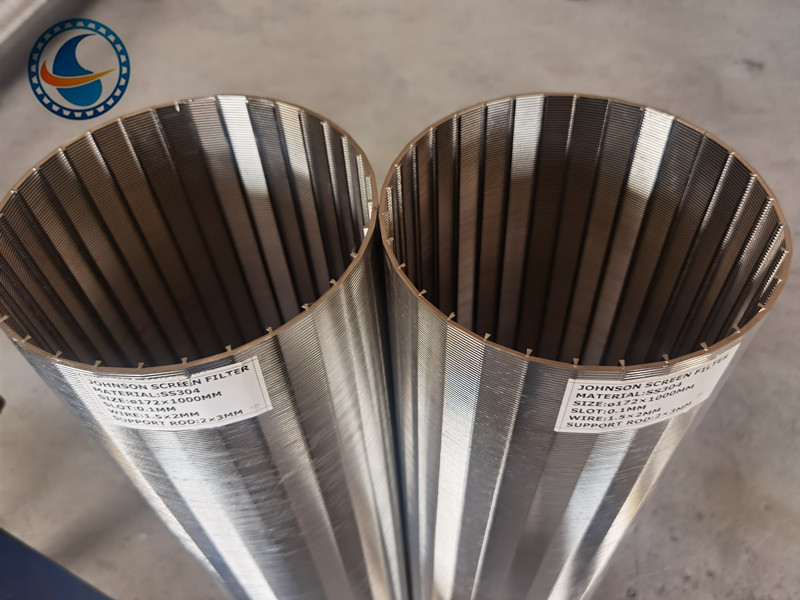 Hastelloy C276 Vee Wire Filter Screen Od100mm Surface Profile