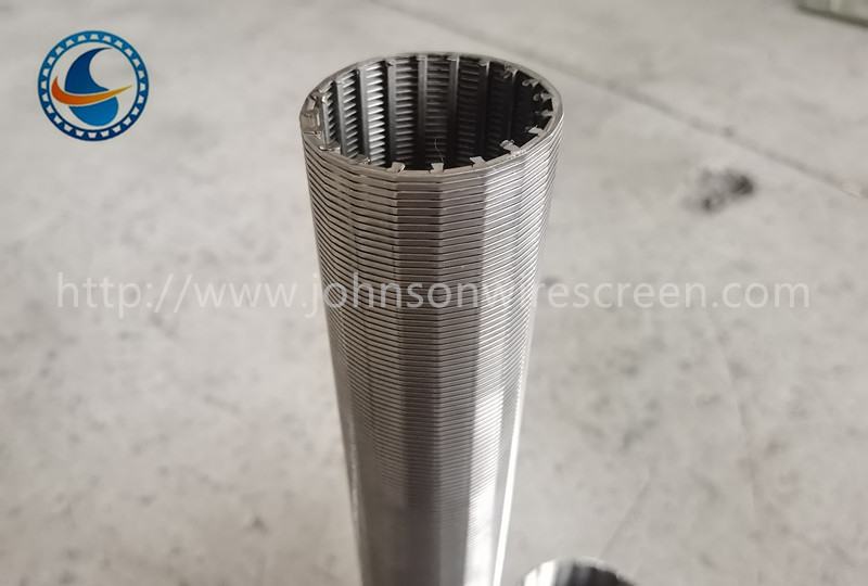Ss Resistance Welding Wedge Wire Screen Tube For Resin Filter