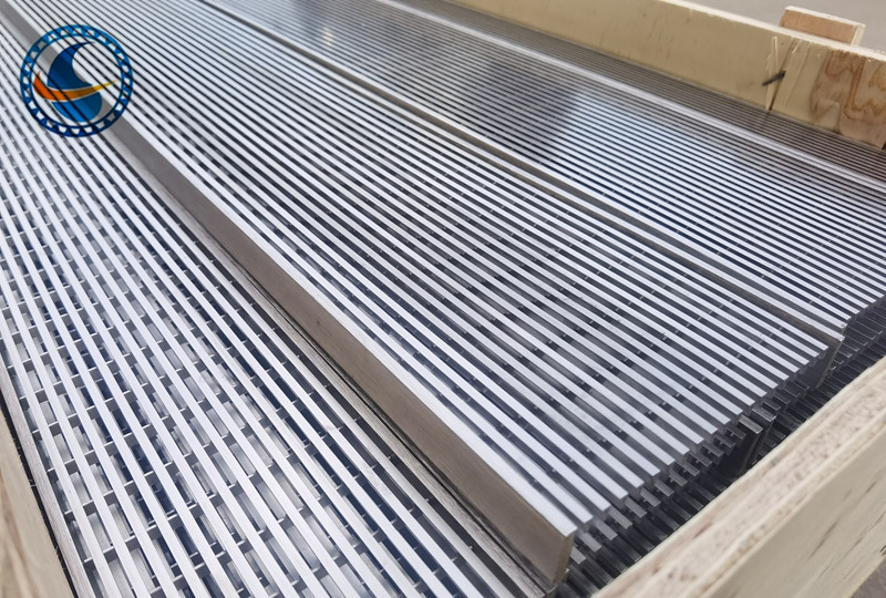 Straight Grating Wedge Wire Screen Panel Stainless Steel 316l 3mm Slot