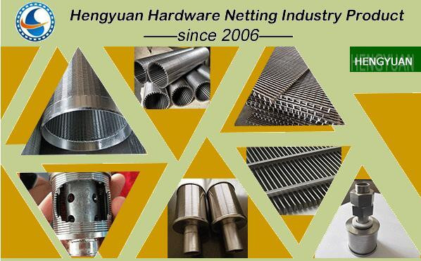 High Quality SS304 Slotted Wedge Wire Screen Filter