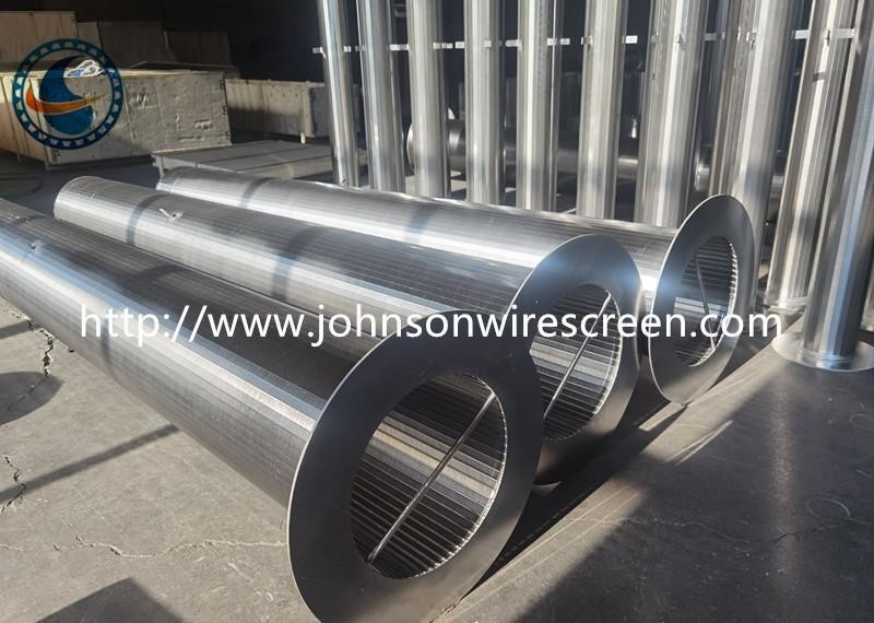 Wedge Wire Ss 316l Water Well Screen Pipe Slotted For Sugar Mills