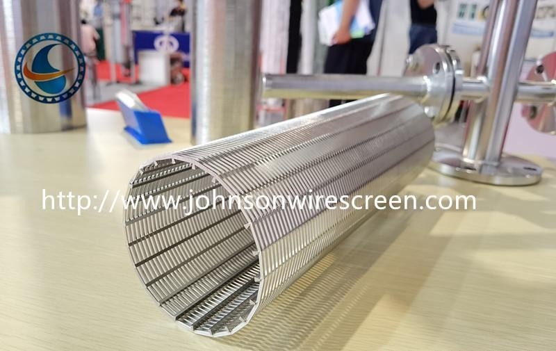 Continuous Slot Wedge Wire Screen Cylinders For Screw Press