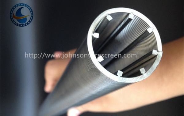 100 Micron Wedge Wire Screen Pipe Filtering Metal Residue In Industry