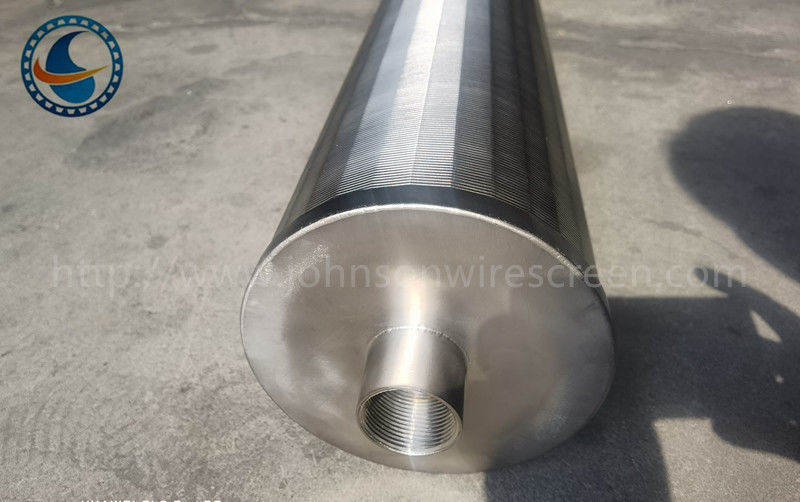 SS304 Slot 25μm Johnson Wedge Wire Screen Filter Up To 80% Open Area