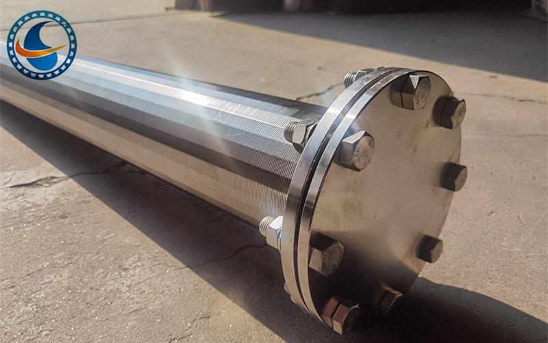 SS304 Slot 25μm Johnson Wedge Wire Screen Filter Up To 80% Open Area