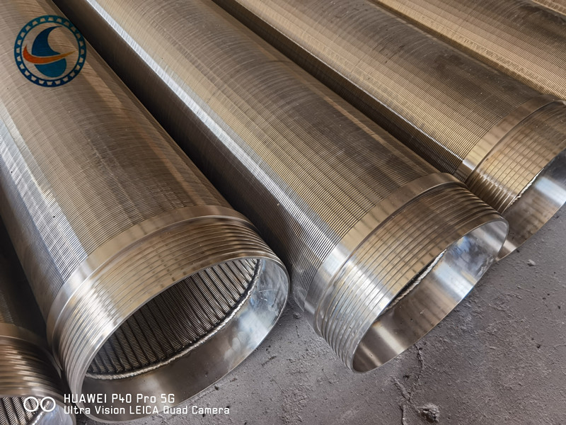 SS304 Slot 40 Johnson Profile Wire Water Well Screens For 400m Depth Wells