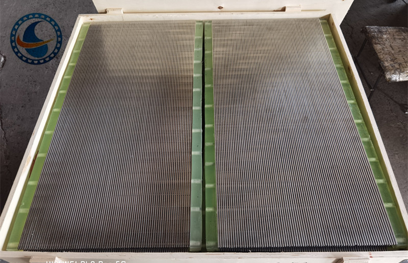 Wrapped Ss 304 Wedge Wire Screen Panel For Industrial Filtration
