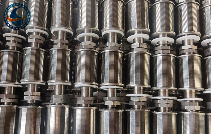 Wedge Wire Screen 304 Stainless Steel Filter Nozzles OD 53mm