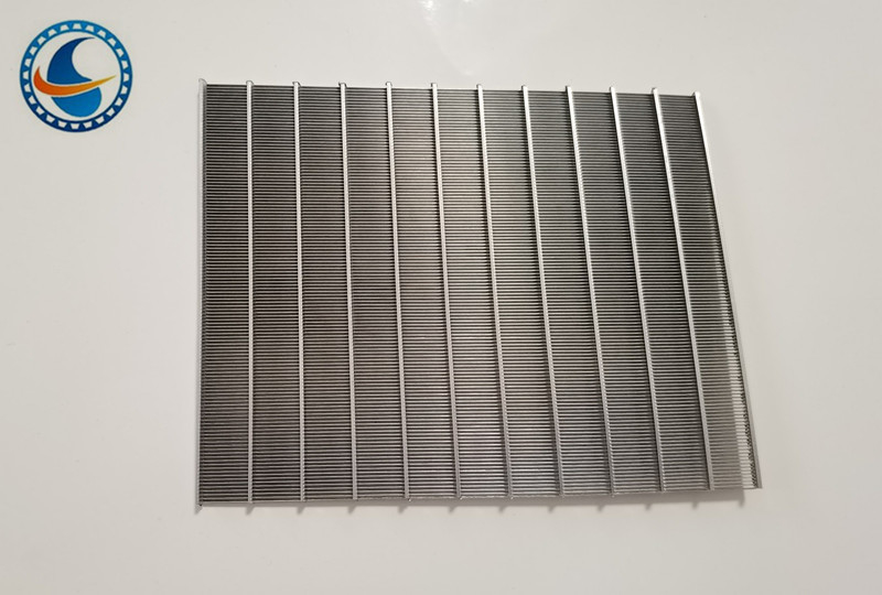 Stainless Steel 316l Wedge Wire Screen Plate Slot Size 50um Anti Corrosion