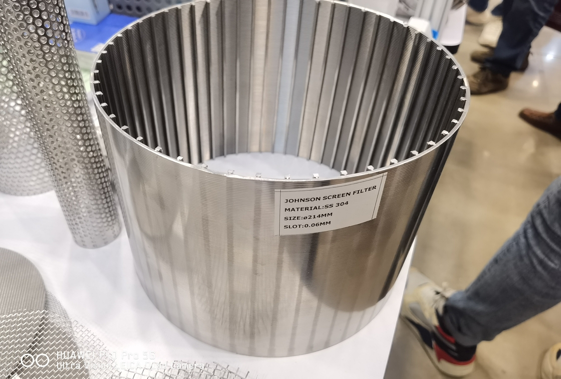 Stainless Steel Rod Based Continuous Slot Wedge Wire Screen Filter
