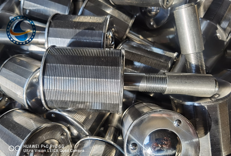 SS316L OD 70mm Wedge Wire Screen Nozzles For Resin Filter
