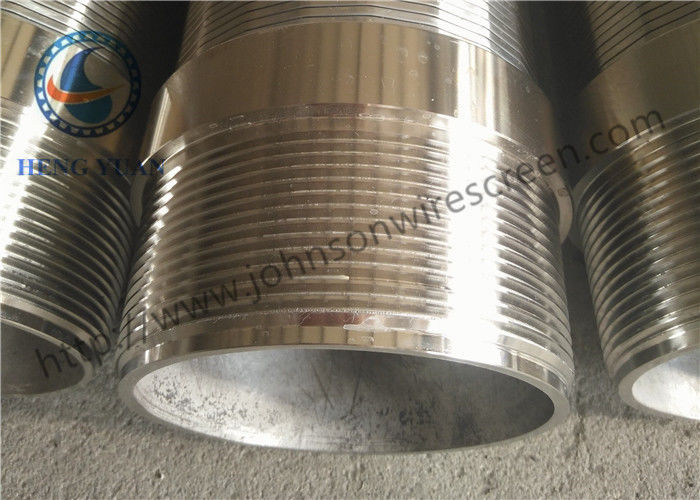 Easy Operation Stainless Steel Profile Wire , Water Well Screen Pipe 5800mm Length