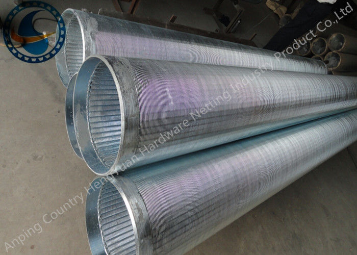 Mechanical Strength Johnson Wedge Wire Screens Low Pressure Drop 10-3000mm Length