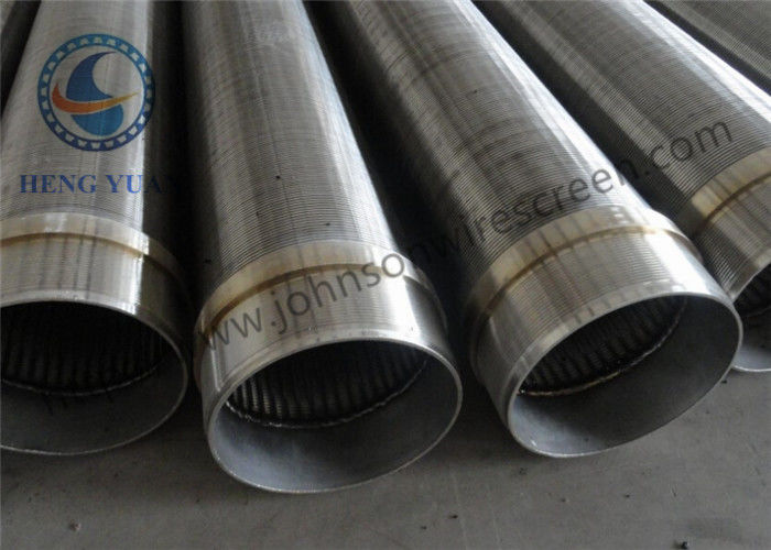 304 Grade Well Screen , Stainless Steel Well Pipe Long Lifespan