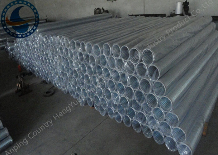 High Efficiency Profile Wire Screen , Wire Wrapped Screen Large Open Area